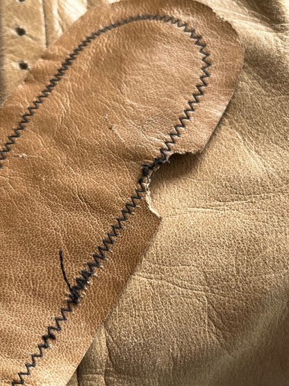 c. 1910s-1920s Tan Louis Heel Boots | Approx Sz 7.5-8