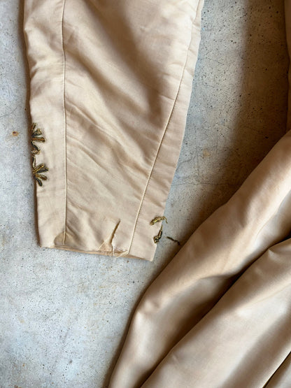 c. 1890s Silk Tea Gown