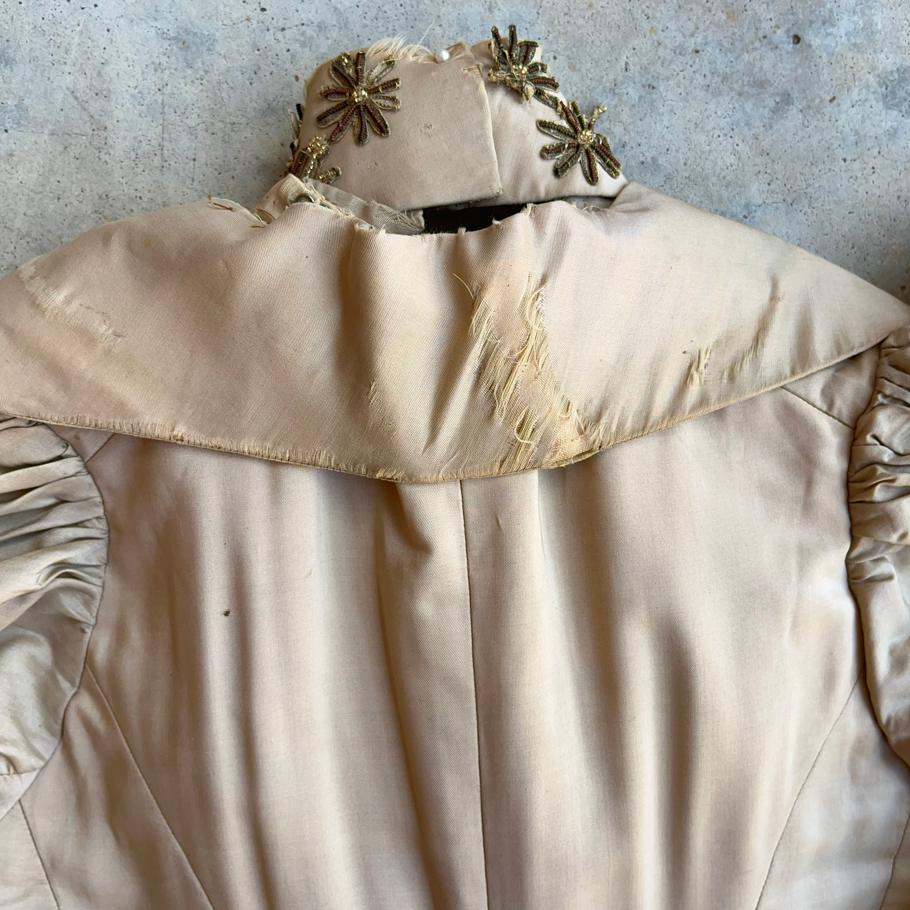 c. 1890s Silk Tea Gown