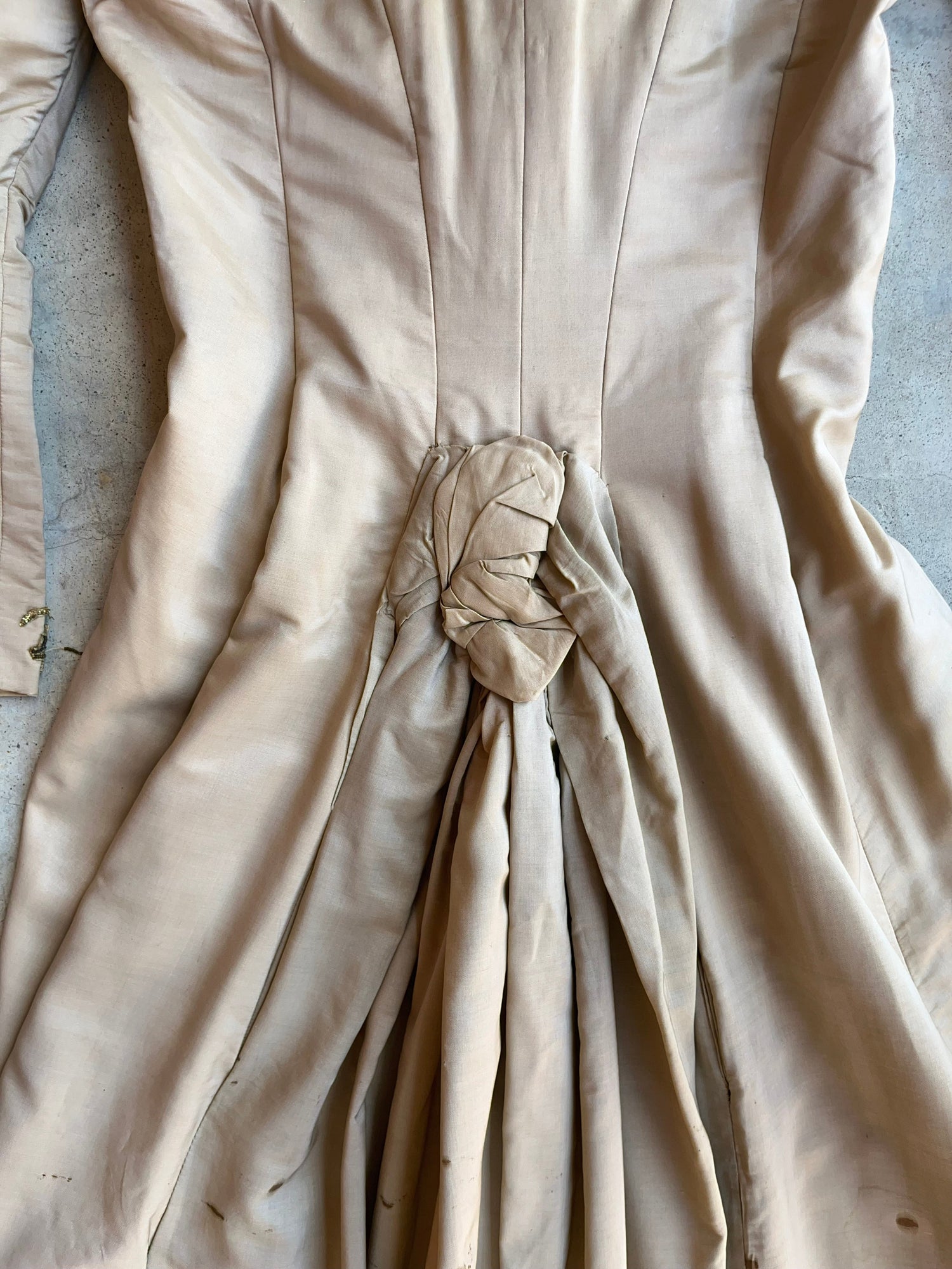 c. 1890s Silk Tea Gown