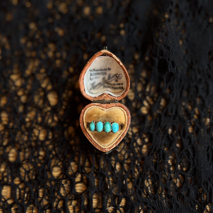 c. 1890s-1900s 10k Gold Turquoise Ring