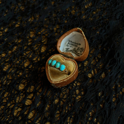c. 1890s-1900s 10k Gold Turquoise Ring