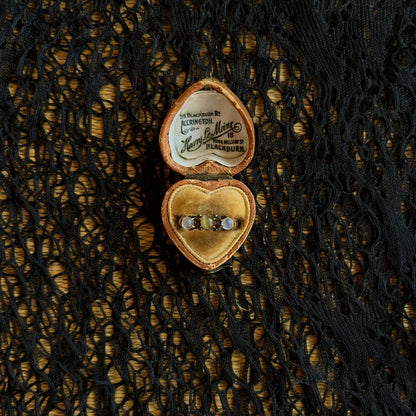 c. 1890s-1900s 9k Moonstone Cat&