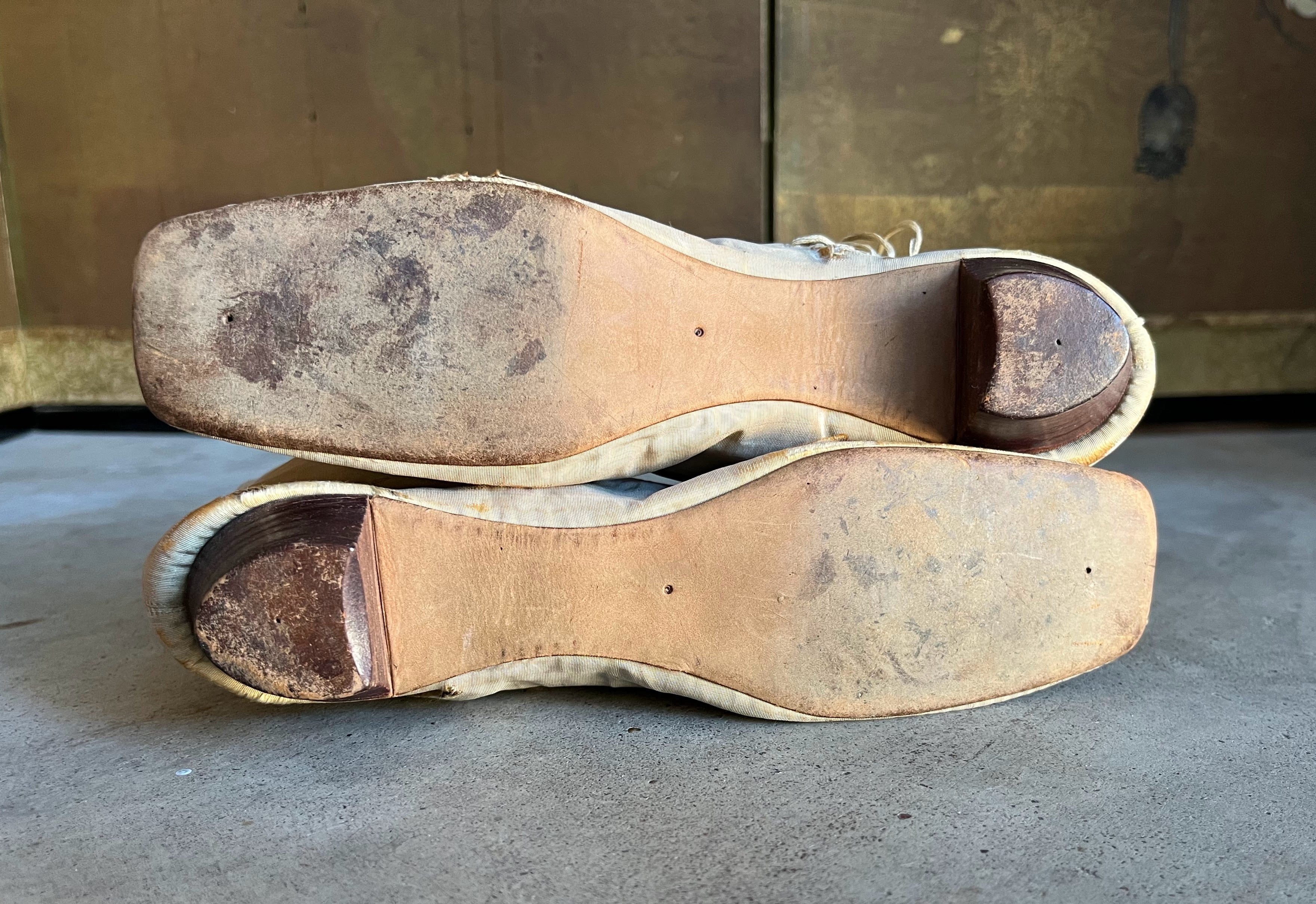 c. 1840s-1860s Moire Silk Side Lacing Boots