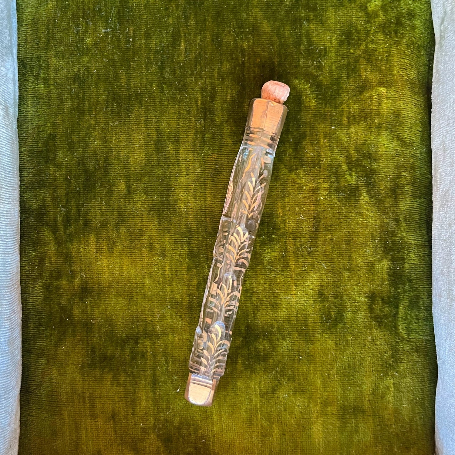 19th c. Small Glass Perfume Bottle