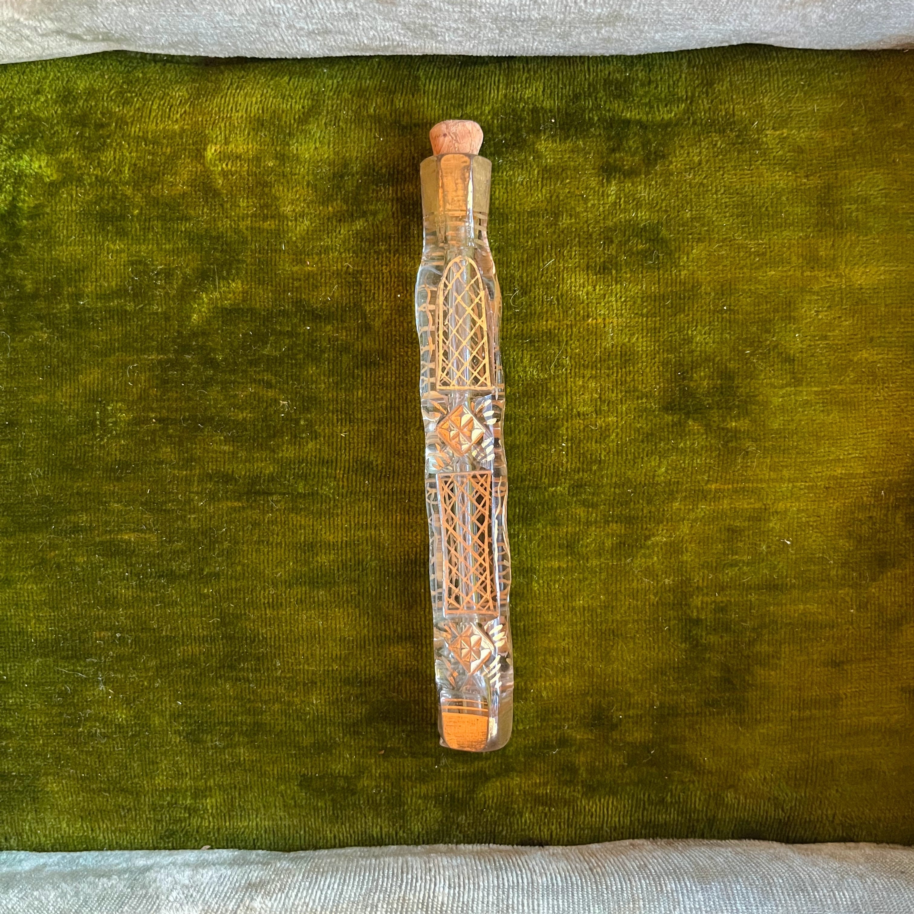 19th c. Small Glass Perfume Bottle