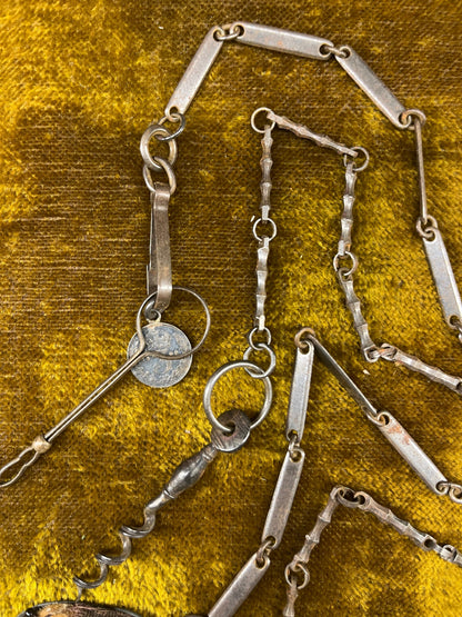 RESERVED - Georgian Steel Chatelaine