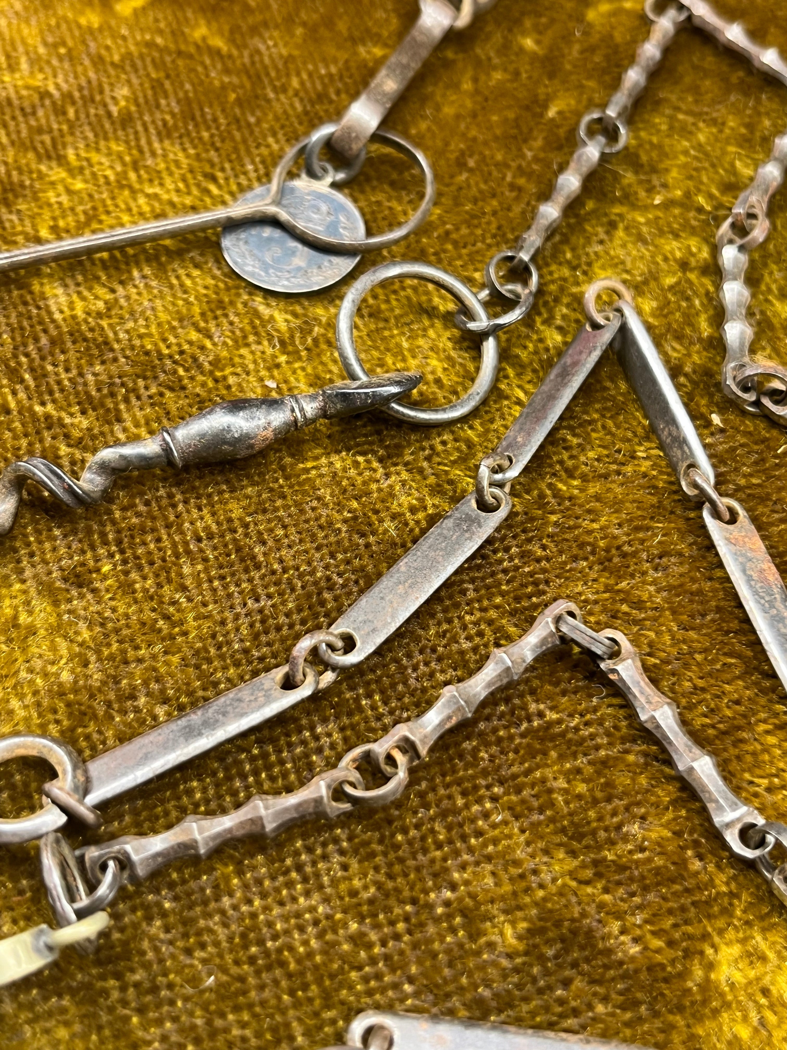 RESERVED - Georgian Steel Chatelaine