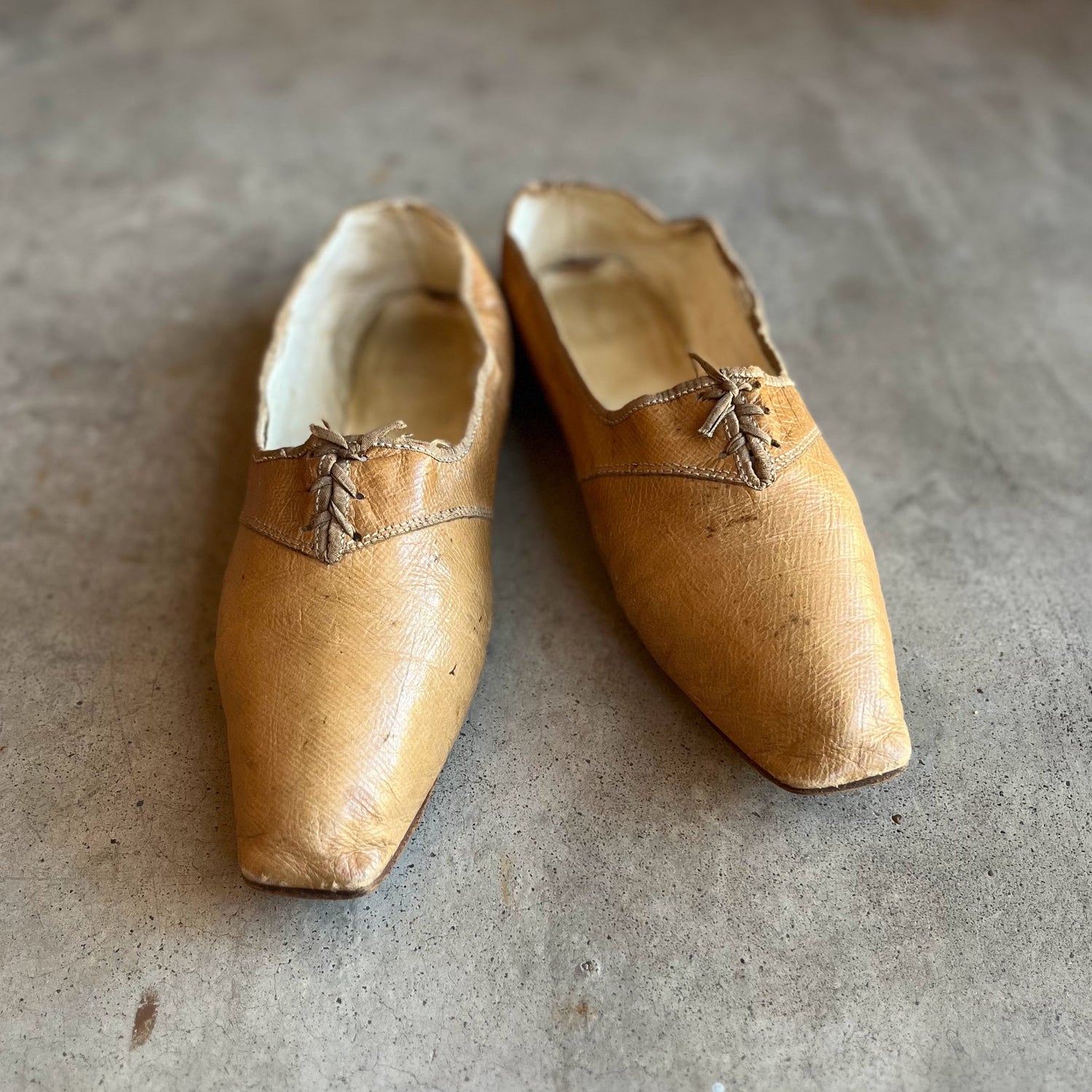 c. 1820s Moroccan Leather Shoes