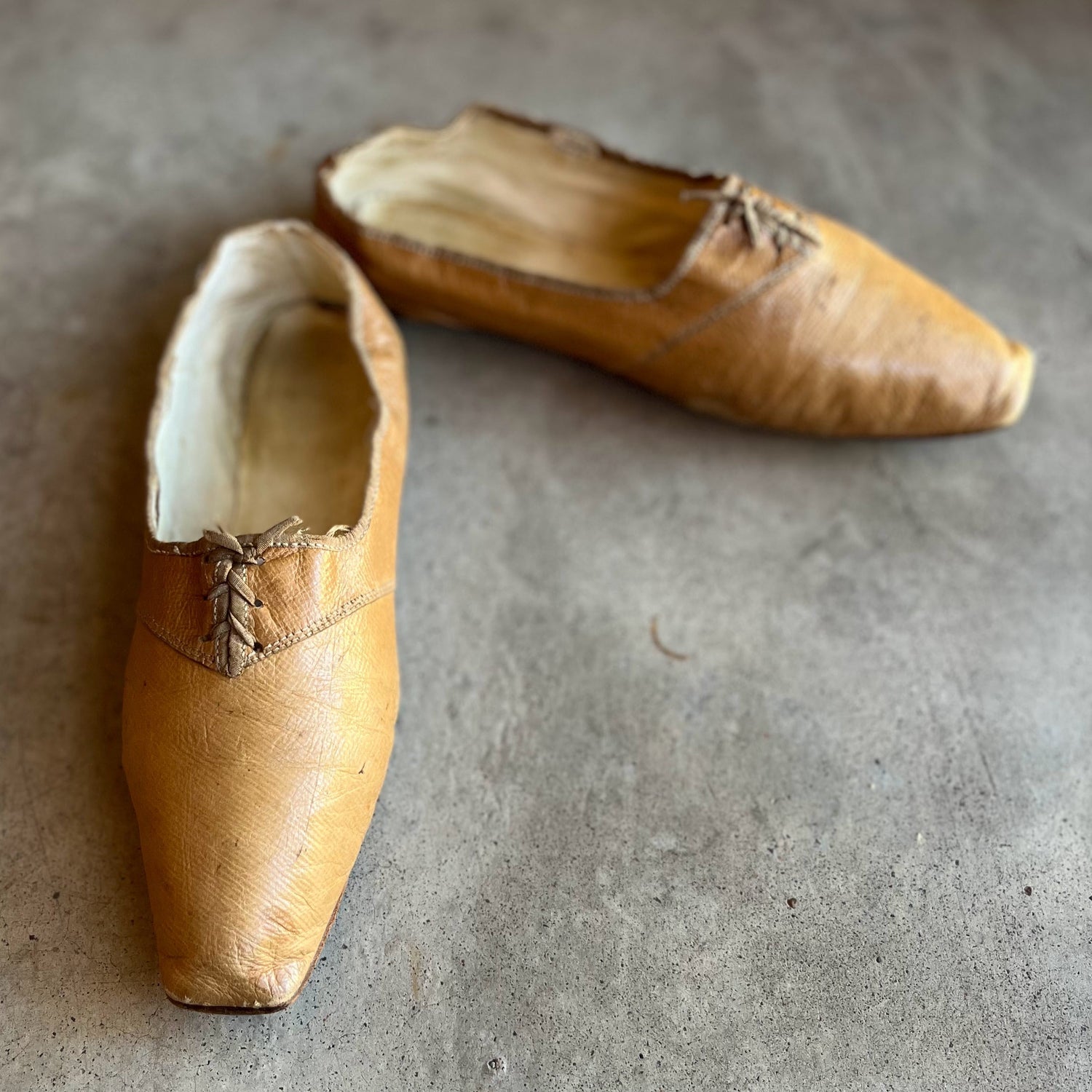 c. 1820s Moroccan Leather Shoes