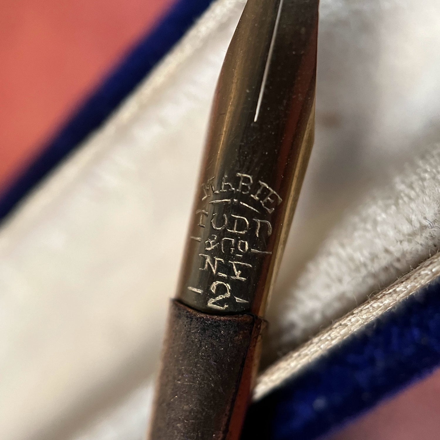 RESERVED | Mabie Todd &amp; Co. Mother of Pearl Dip Pen