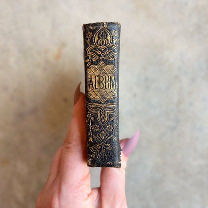 c. 1860s Miniature Gem Tintype Photo Album