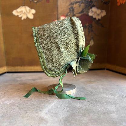 Mid-19th c. Quilted Hood / Bonnet