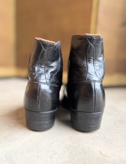 c. 1910s Side Button Boots | Approx Sz 7.5-8