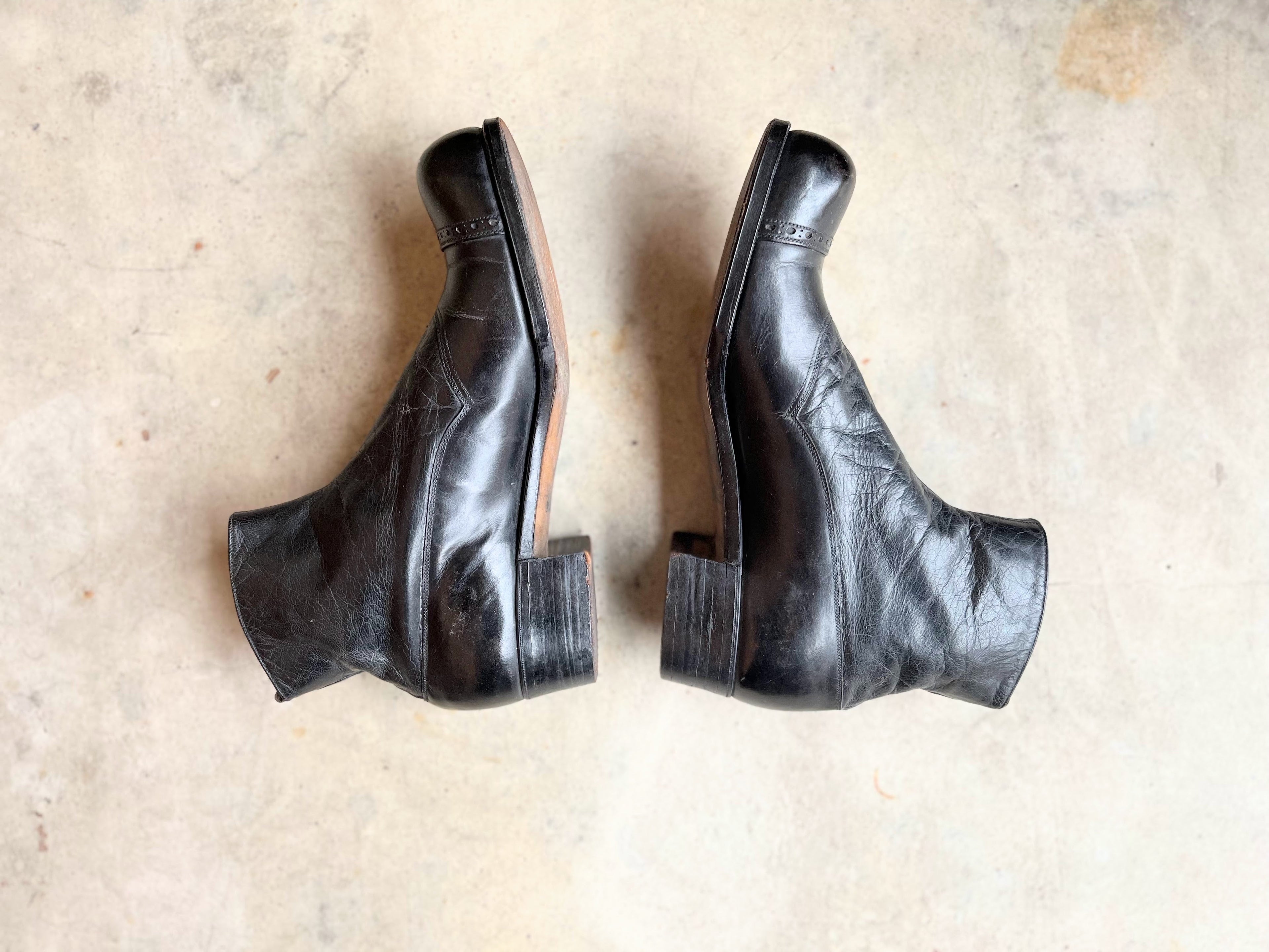 c. 1910s Side Button Boots | Approx Sz 7.5-8