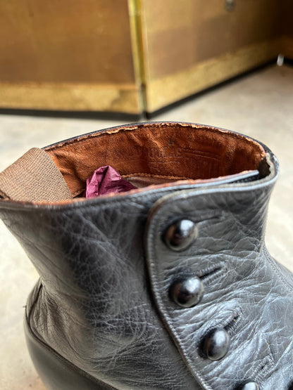 c. 1910s Side Button Boots | Approx Sz 7.5-8