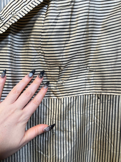 c. 1912 Silk Striped Dress