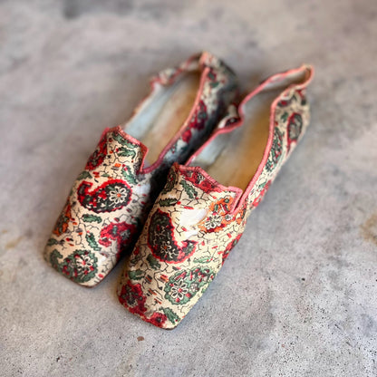 Early-Mid 19th c. Paisley Slippers