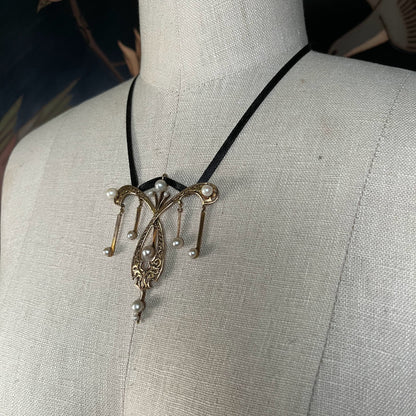 c. 1890s-1900s Art Nouveau Necklace