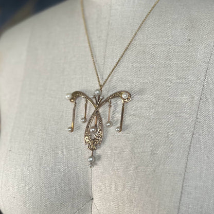c. 1890s-1900s Art Nouveau Necklace