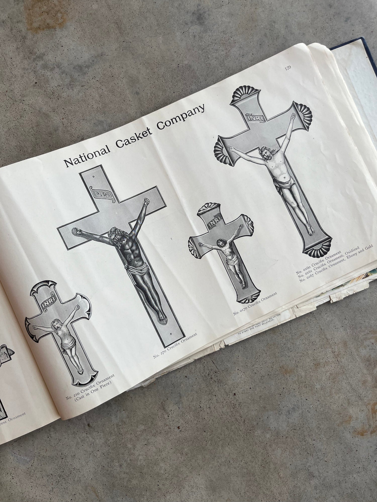 c. 1890 National Casket Co. Catalog Scrapbook
