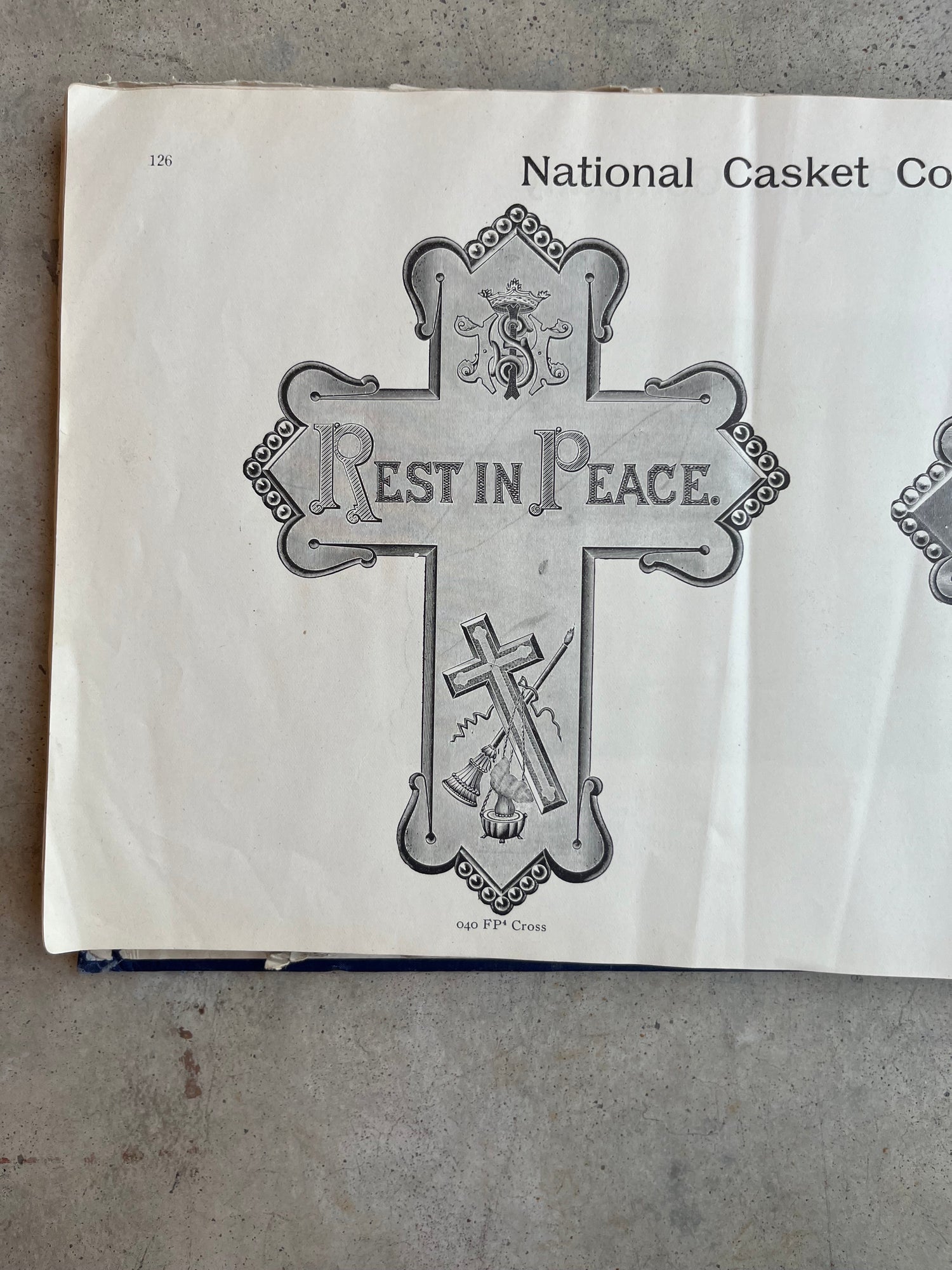 c. 1890 National Casket Co. Catalog Scrapbook