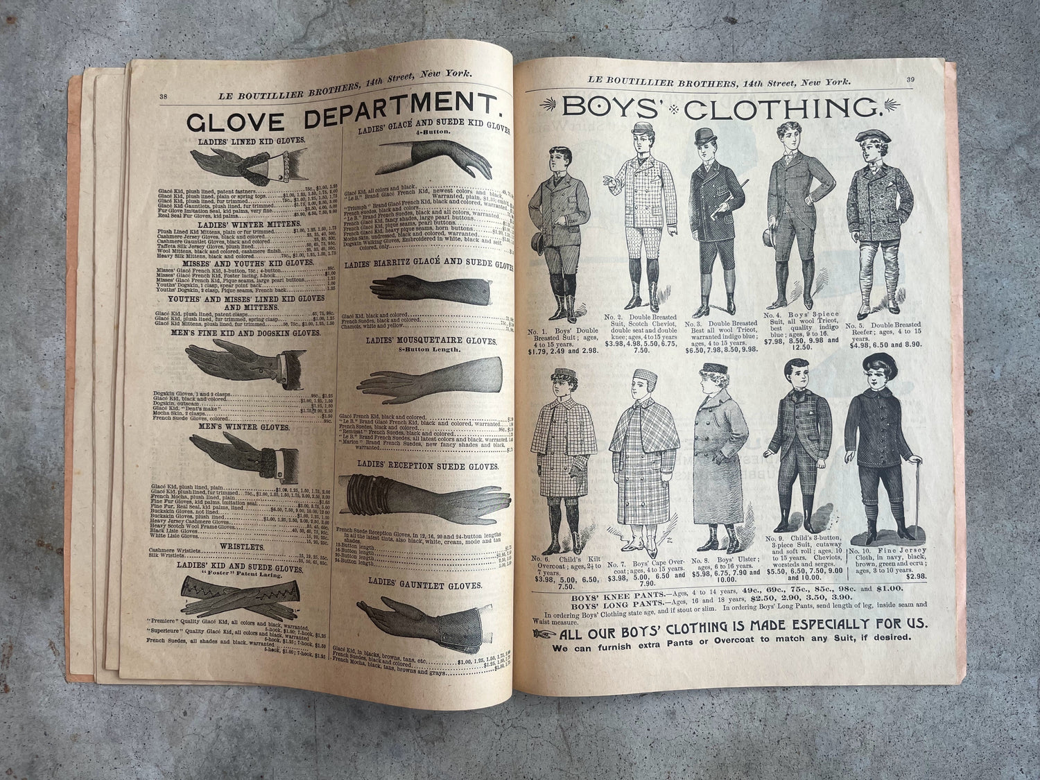 1893-1894 Le Boutillier Brothers Catalog