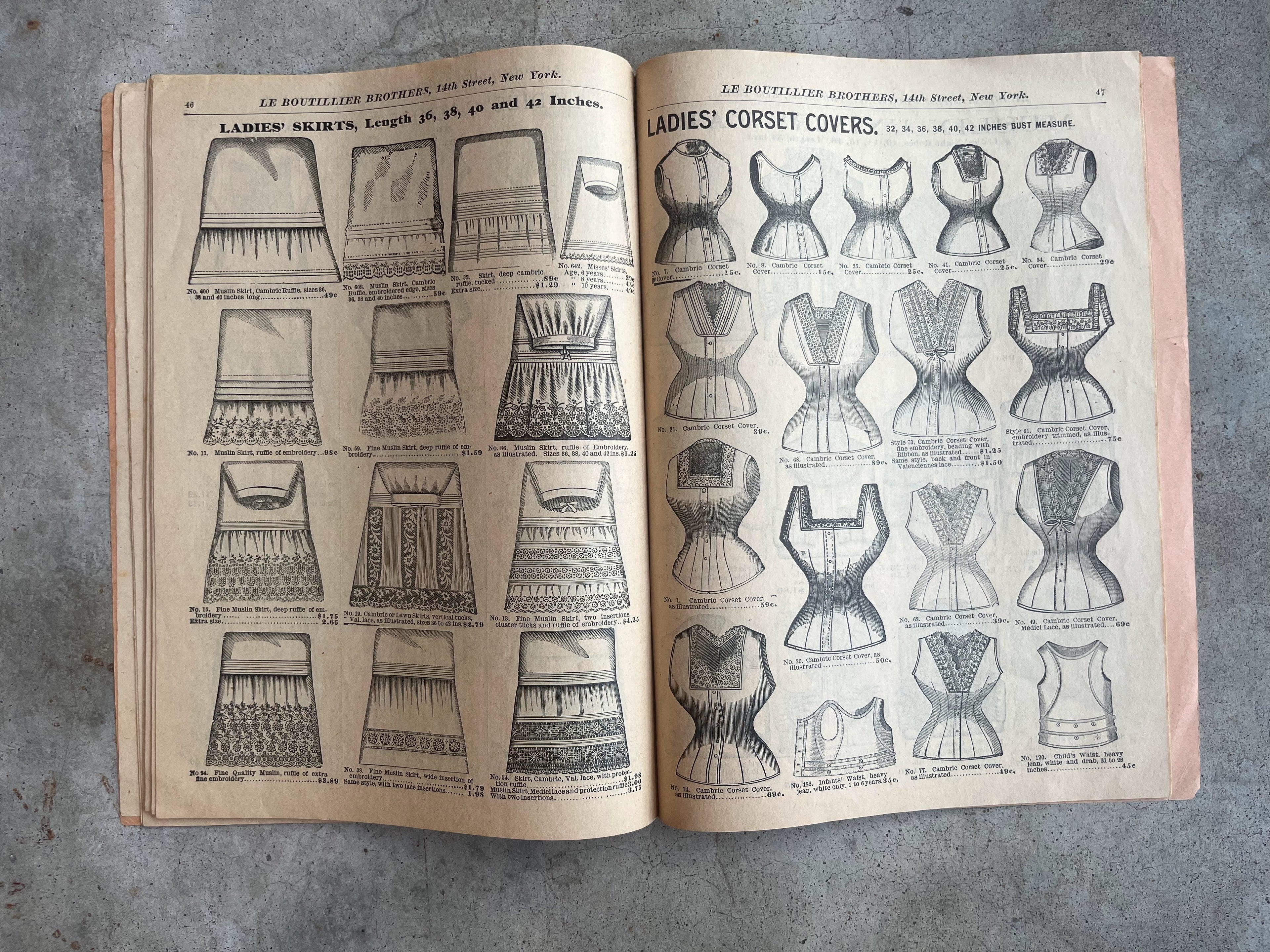 1893-1894 Le Boutillier Brothers Catalog