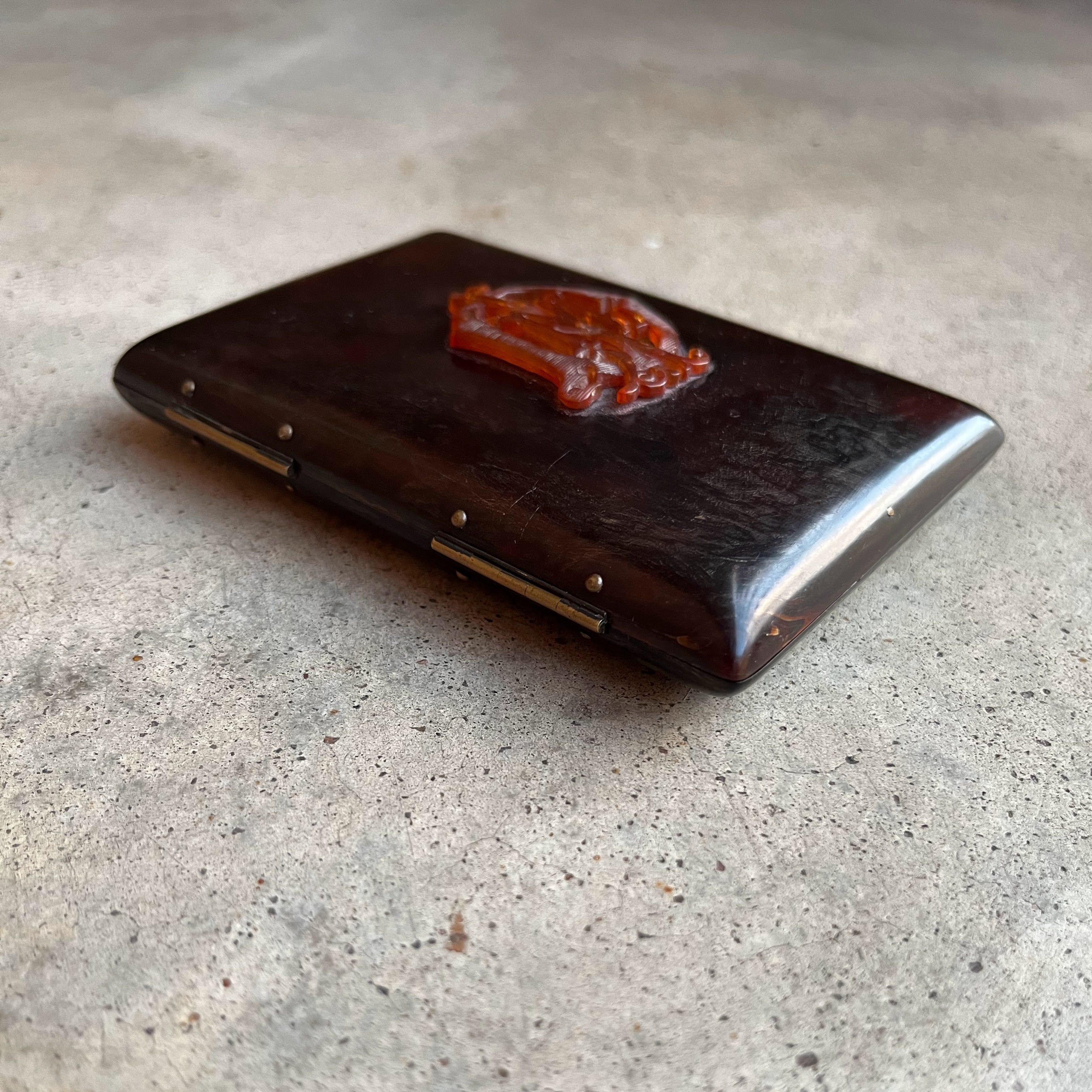 Mid-19th c. Faux Tortoise Shell Aide-Memoire Pocket Book