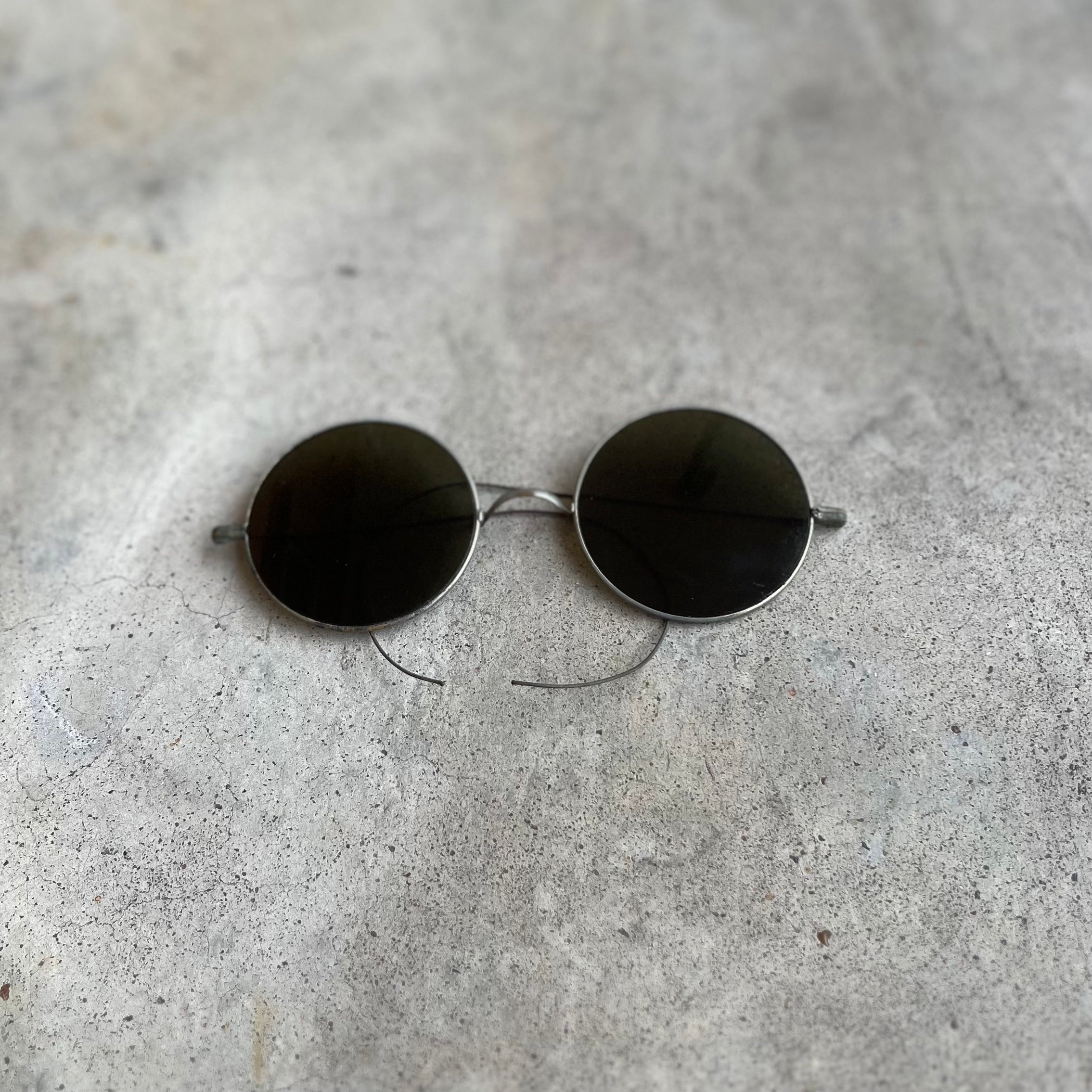 c. 1910s-1920s Tinted Glasses with Round Lenses