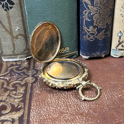 Early 19th c. Gold Front + Back Locket
