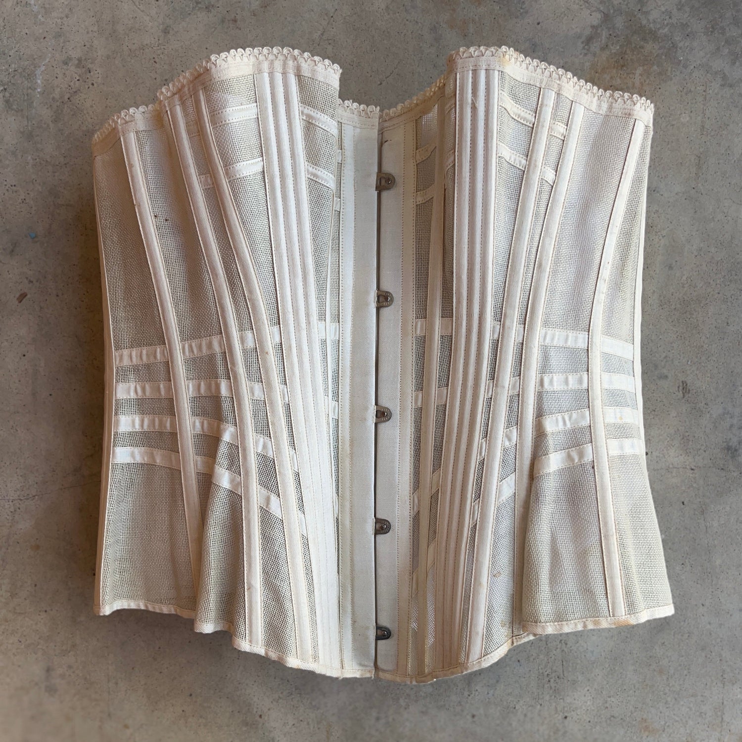 c. 1890s-1900s Summer Corset | Size 30"