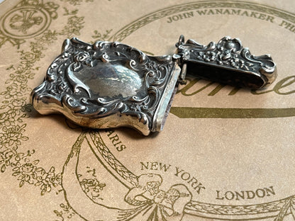 c. 1900s-1910s Sterling Silver Match Safe Pendant