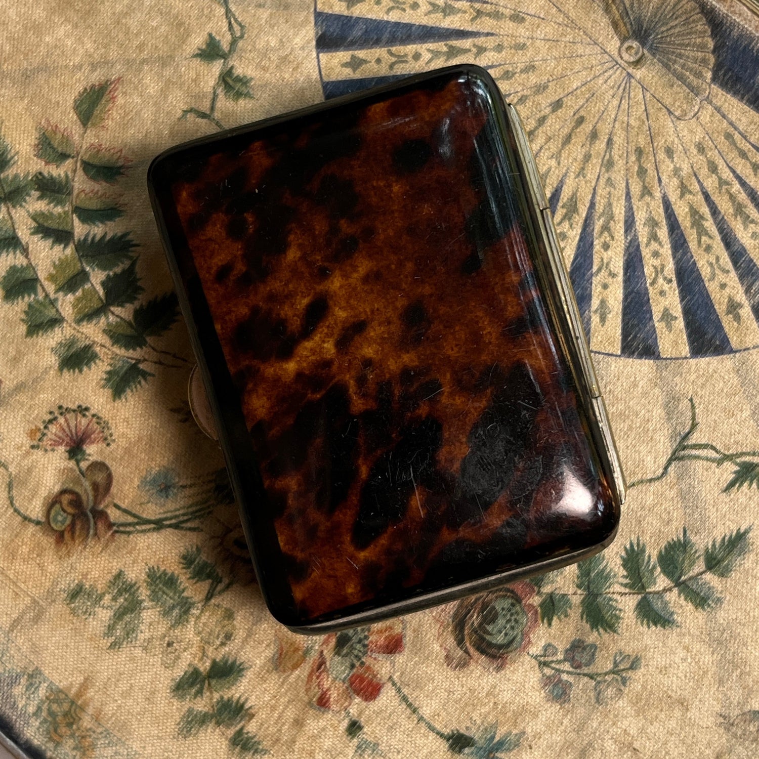 19th c. Faux Tortoise Shell Coin Purse