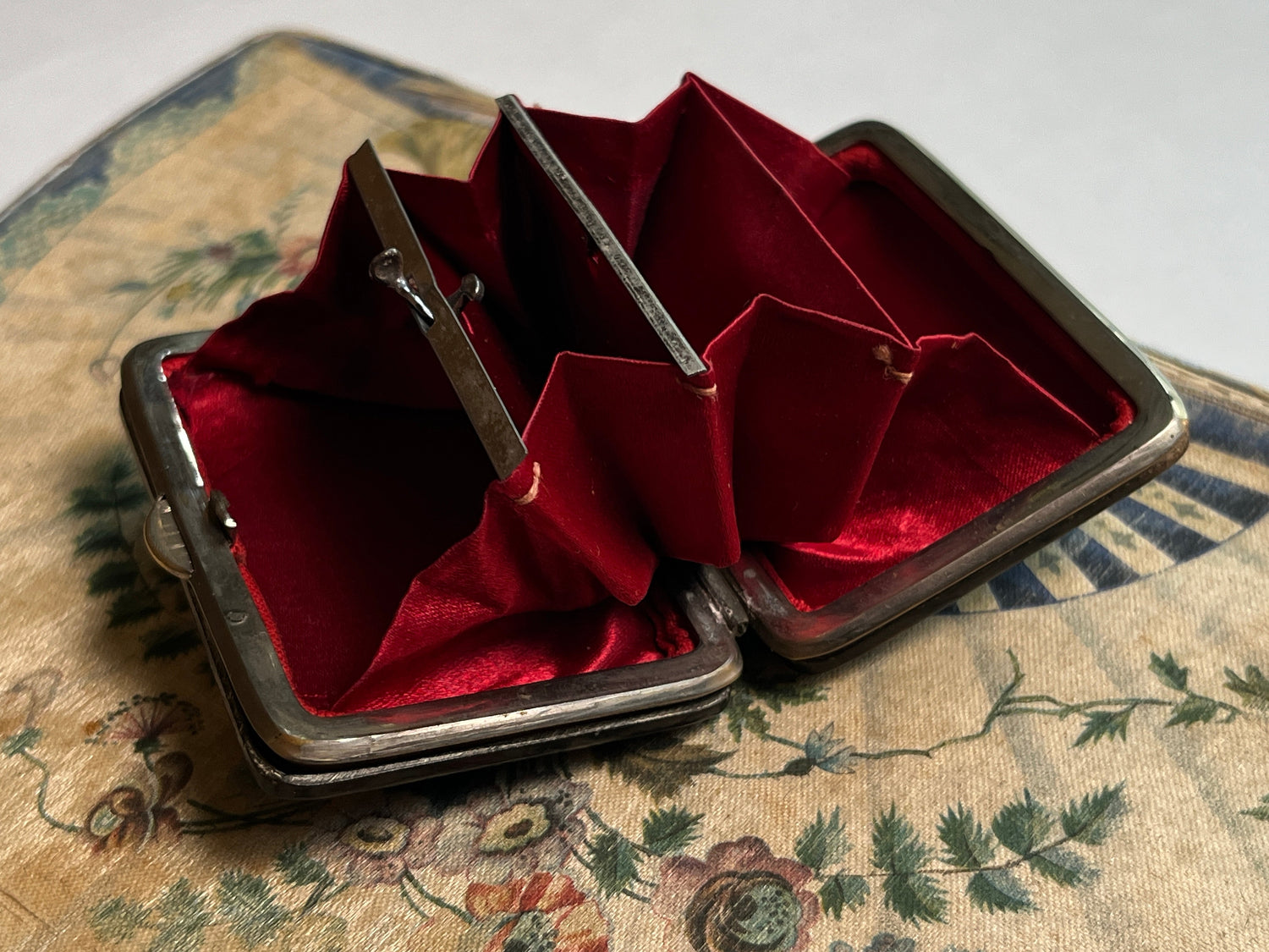 19th c. Faux Tortoise Shell Coin Purse