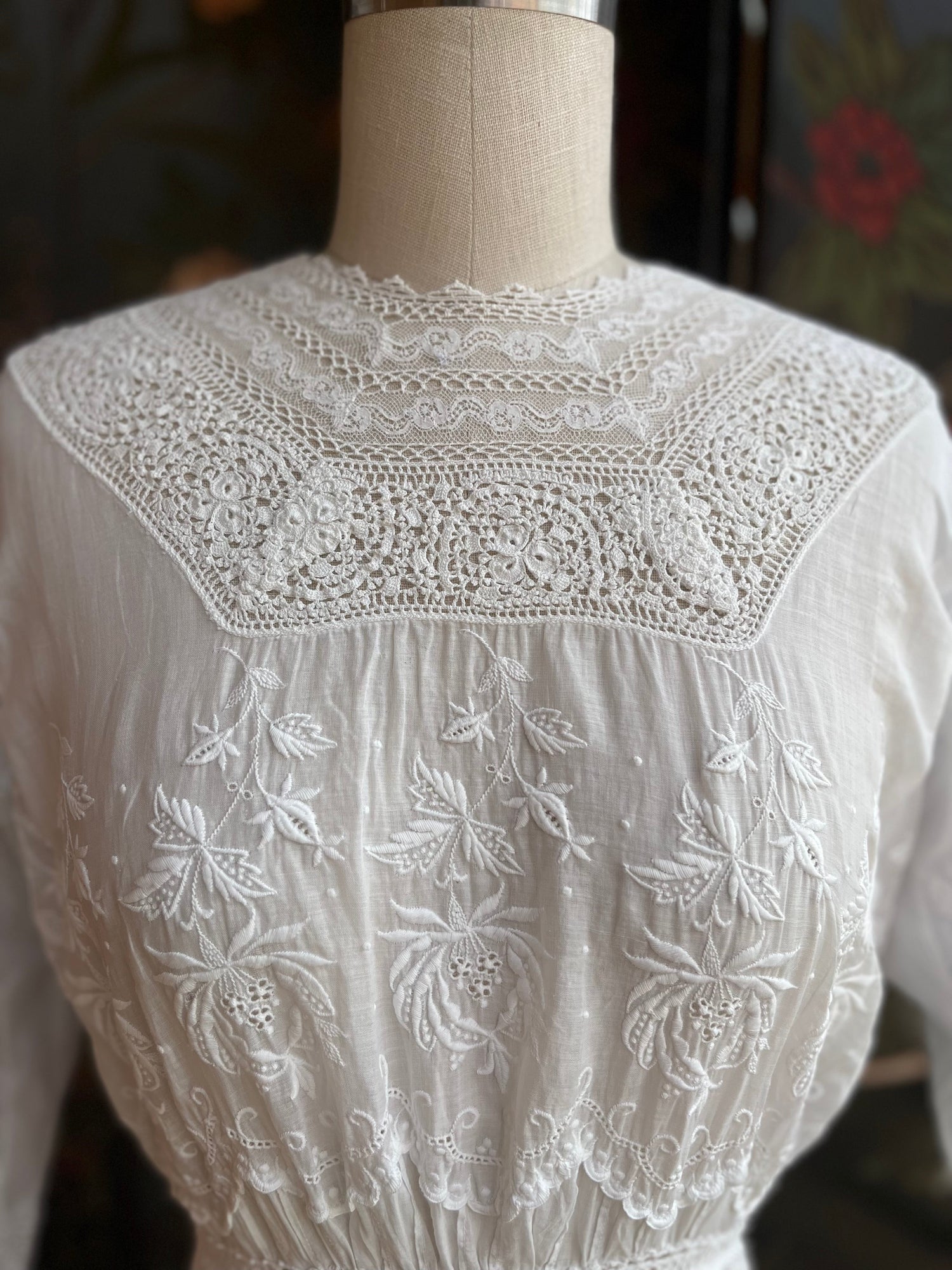 c. Early 1910s Lingerie Dress