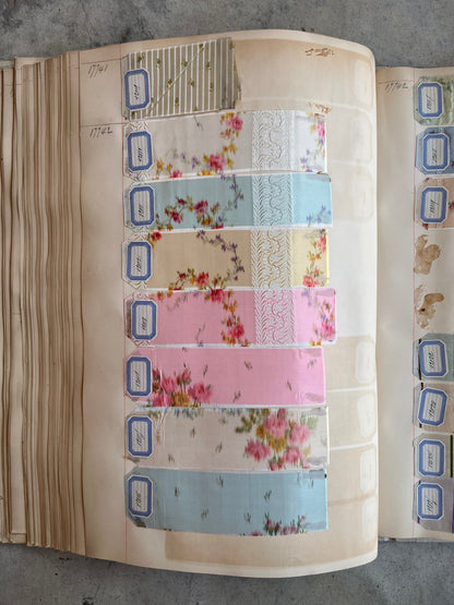 1890s French Fabric Swatchbook