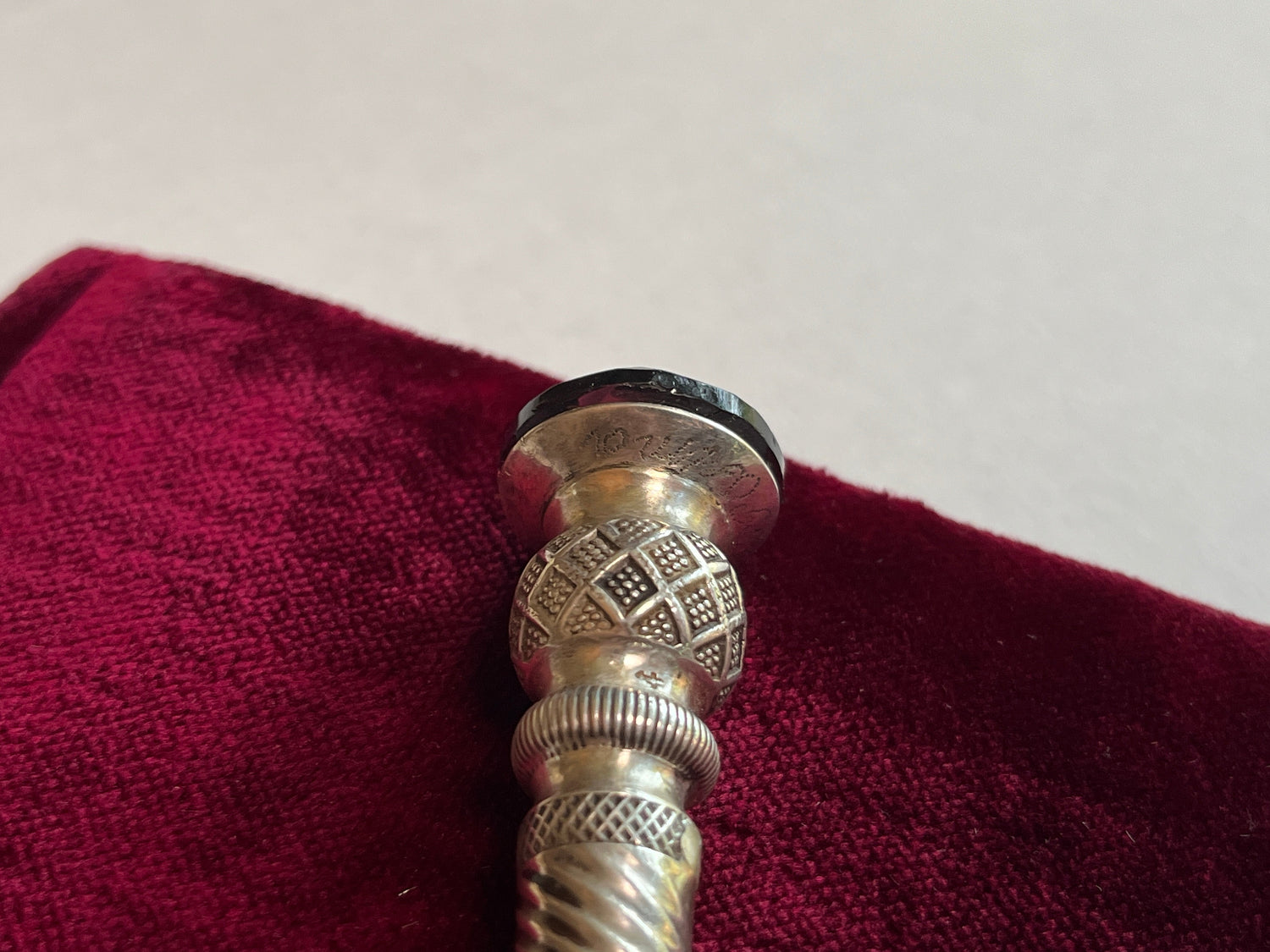 19th c. Sterling Silver Kilt Pin Pendant Conversion