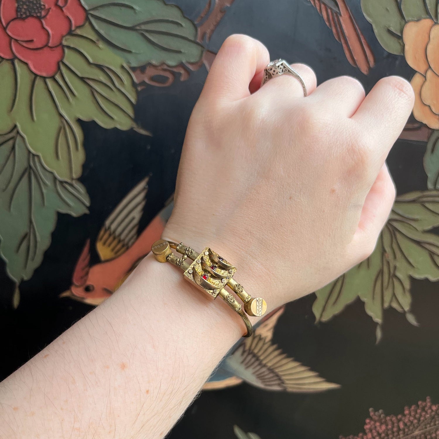 c. 1880s Gold Filled Bypass Bracelet
