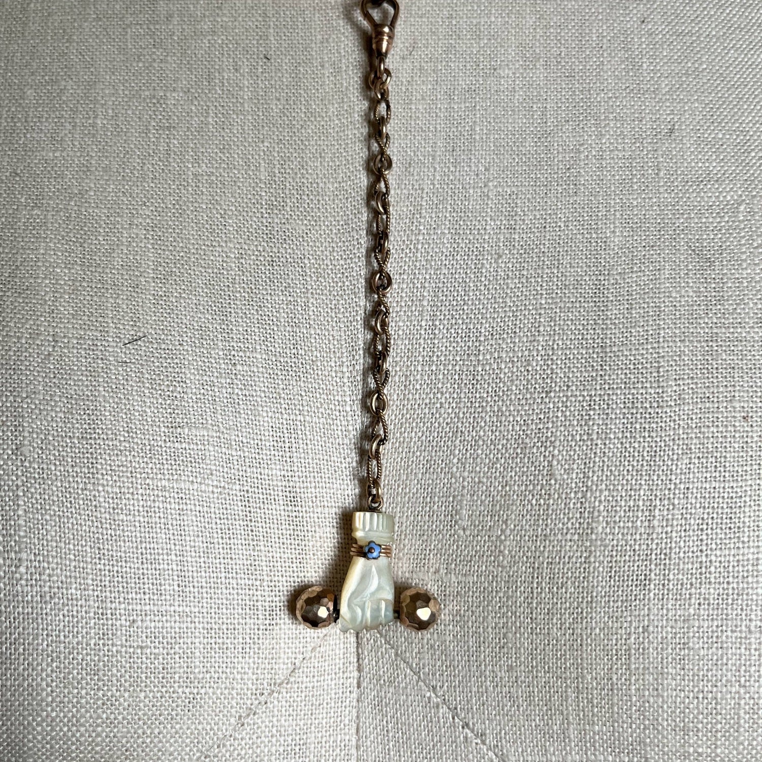RESERVED | Victorian Mother of Pearl Fist