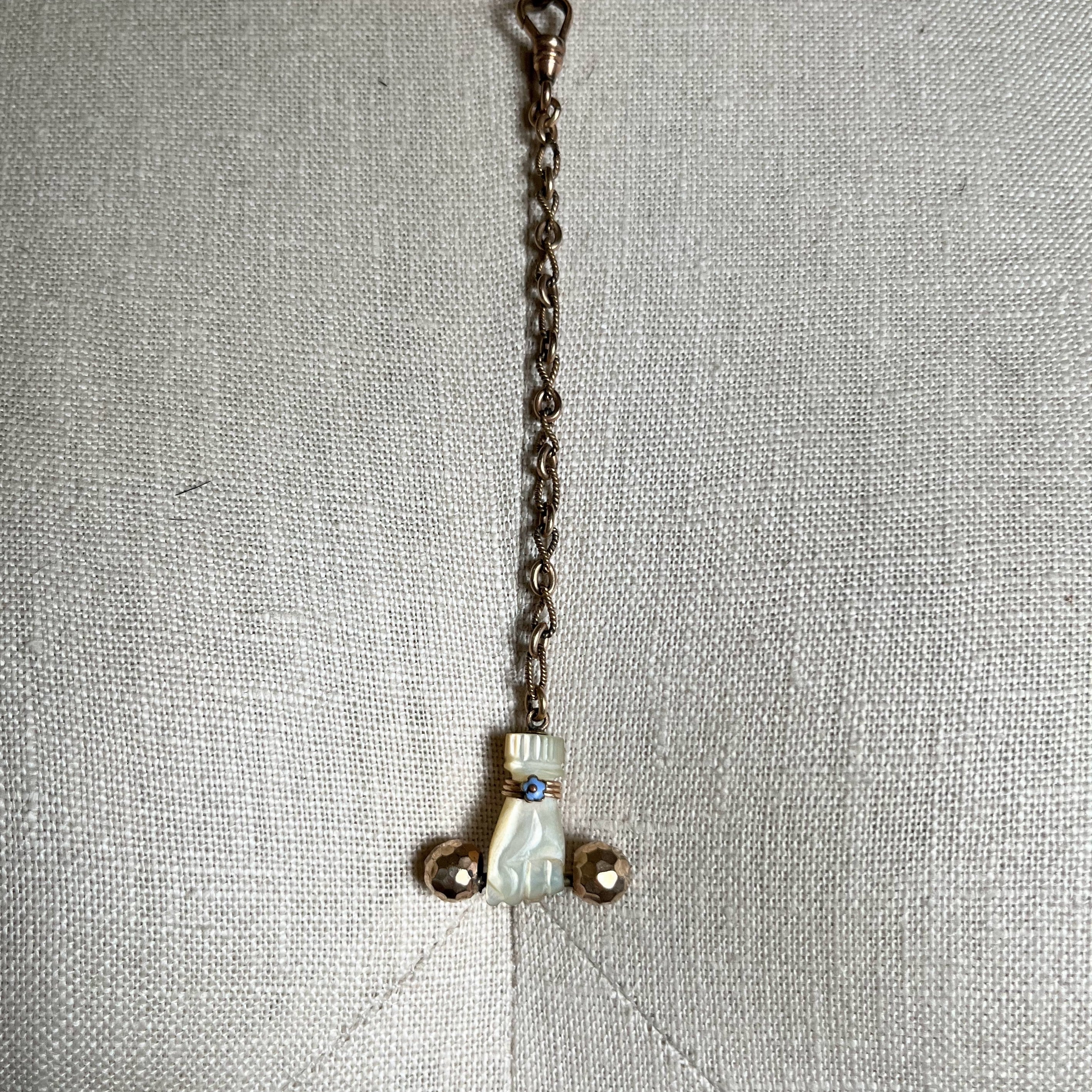 RESERVED | Victorian Mother of Pearl Fist