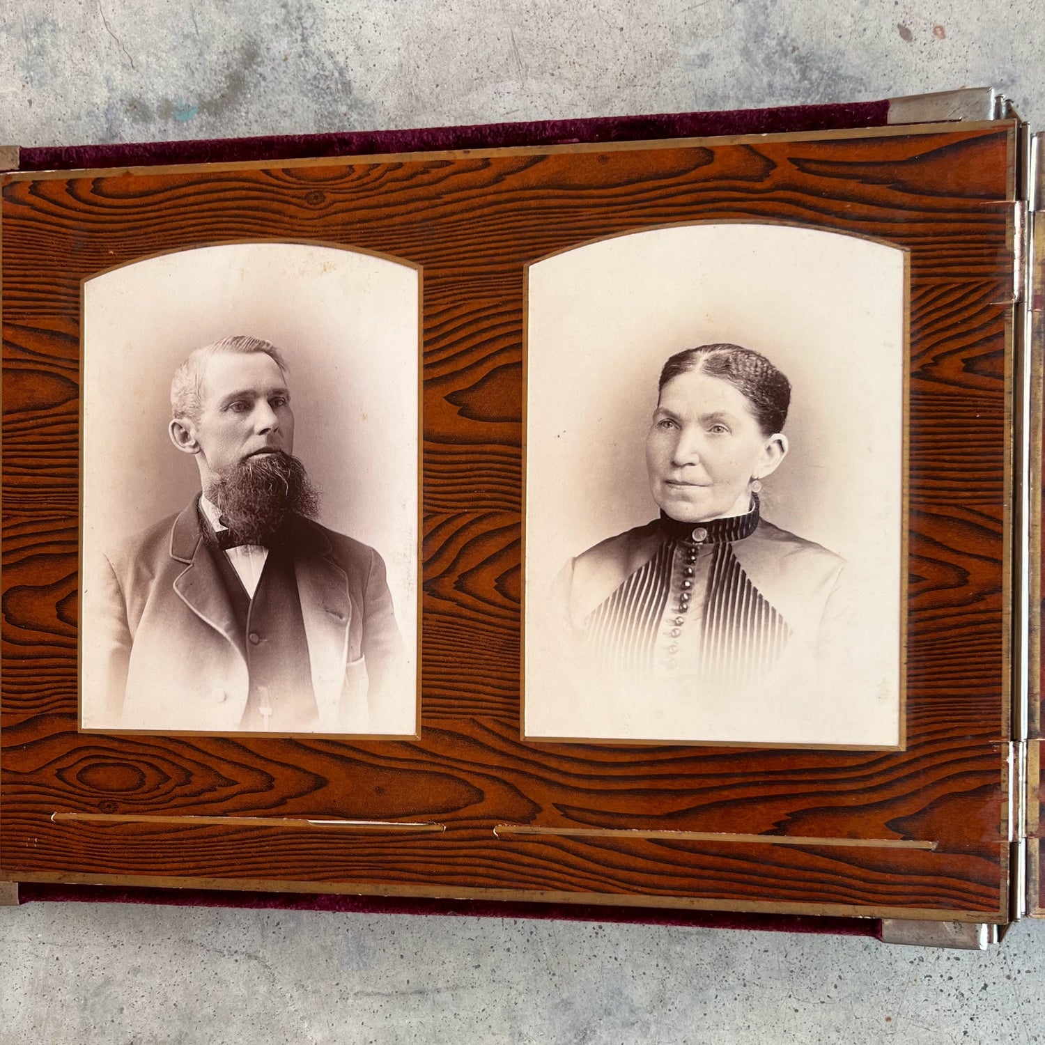 c. 1880s-1890s Victorian Photo Album