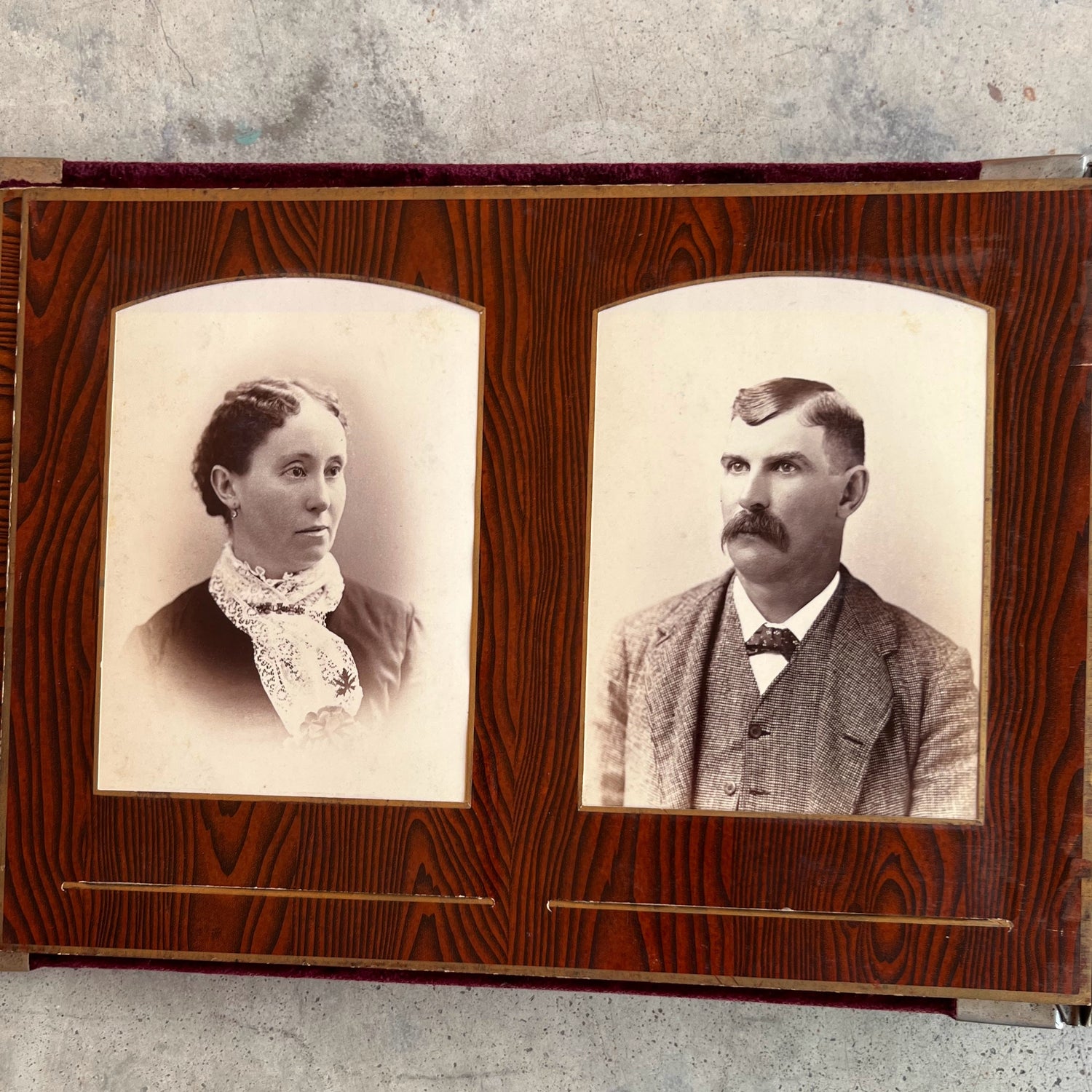 c. 1880s-1890s Victorian Photo Album