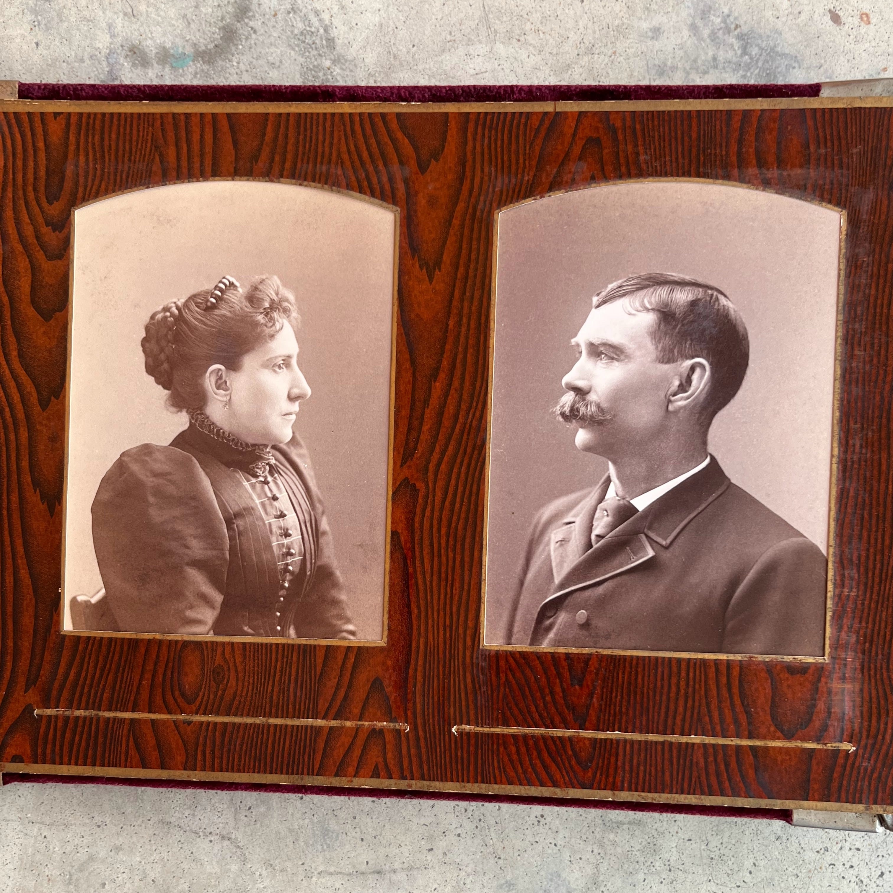 c. 1880s-1890s Victorian Photo Album