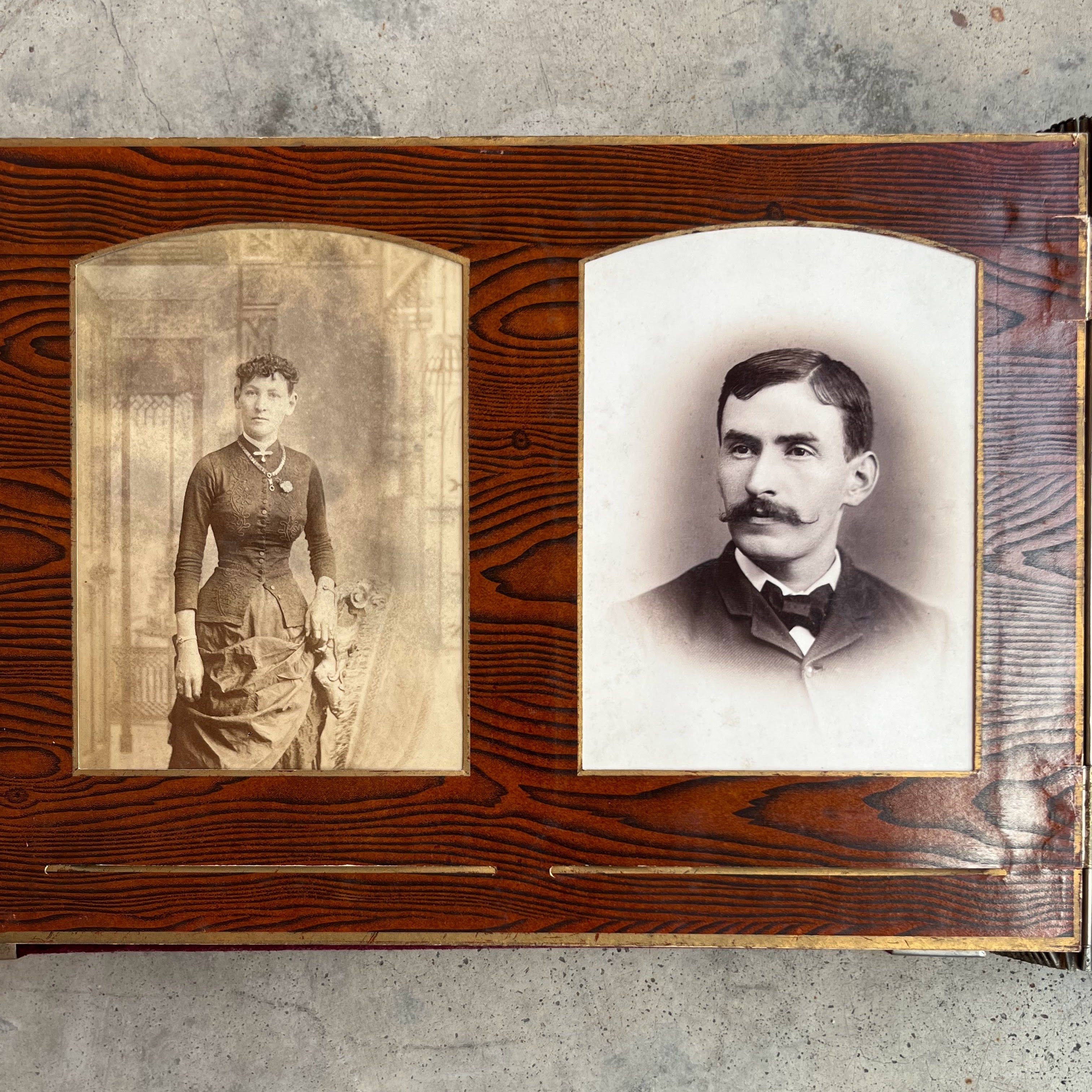 c. 1880s-1890s Victorian Photo Album