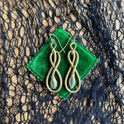 Victorian Snake Earrings