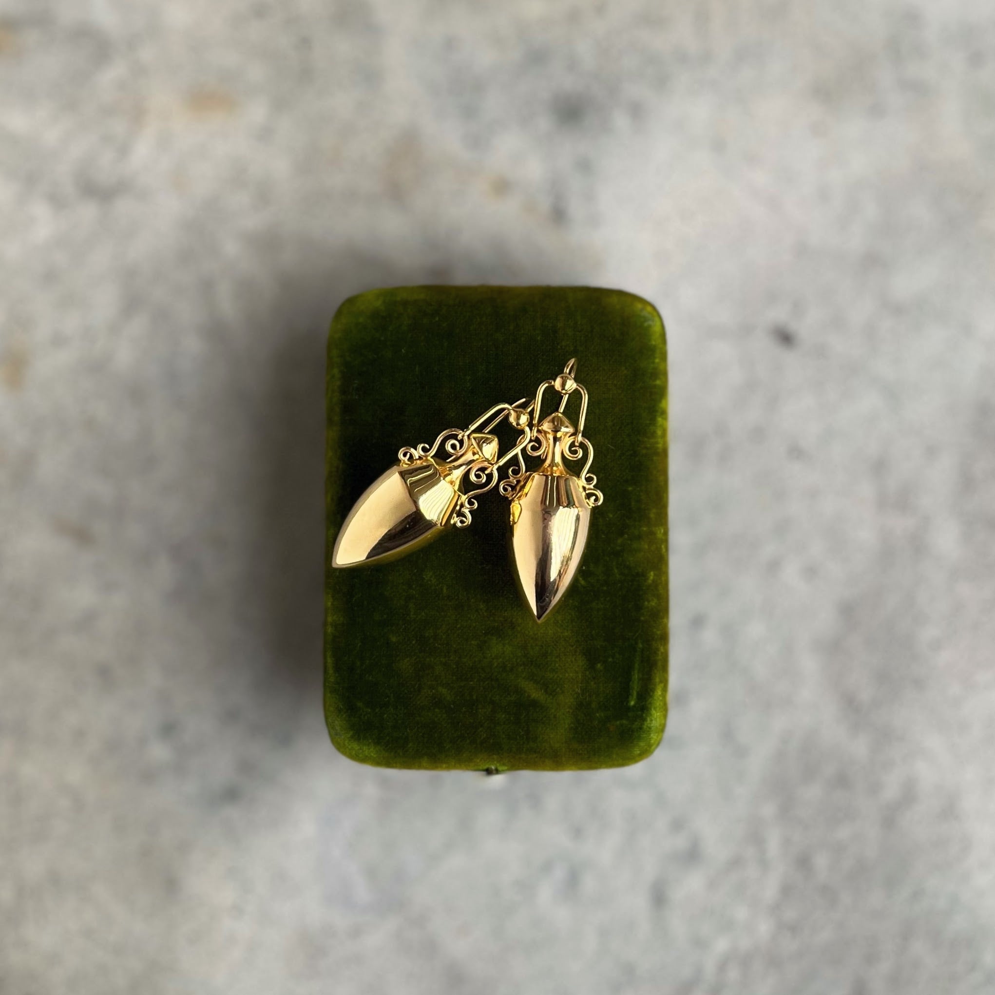 c. 1870s Amphora Earrings