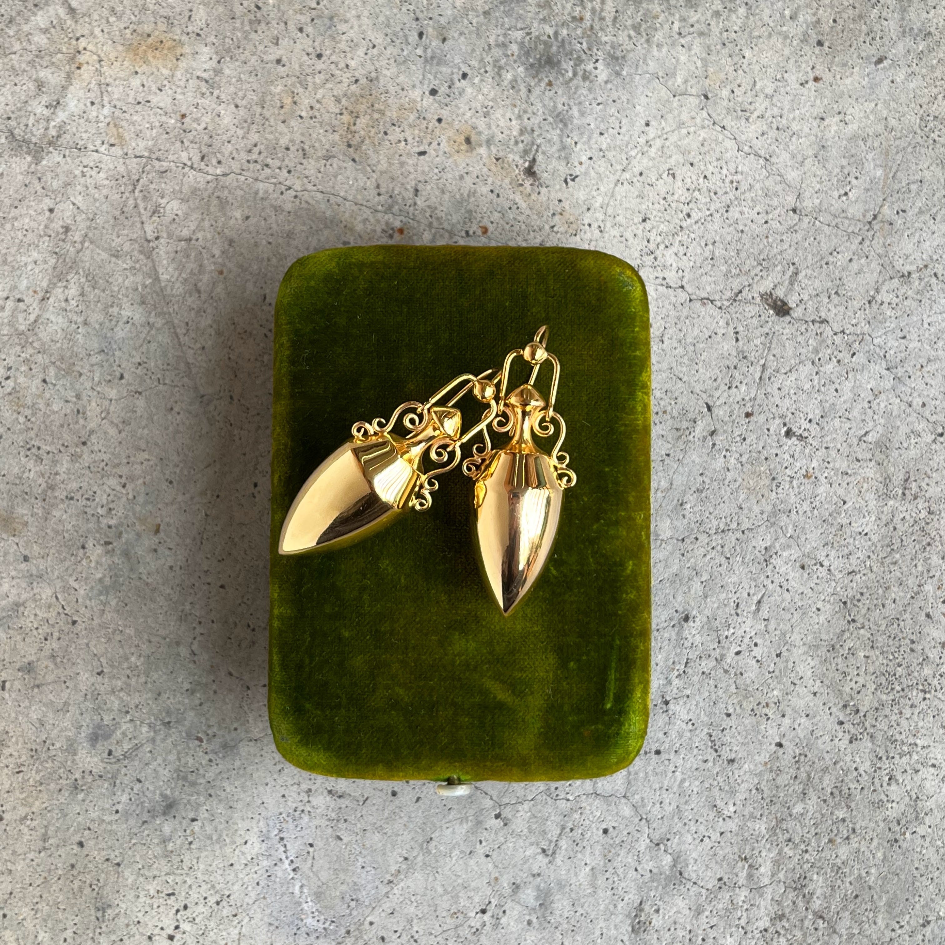 c. 1870s Amphora Earrings
