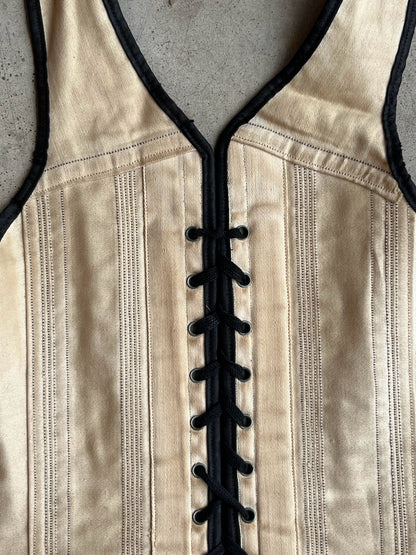 c. 1890s-1900s Black Health Corset