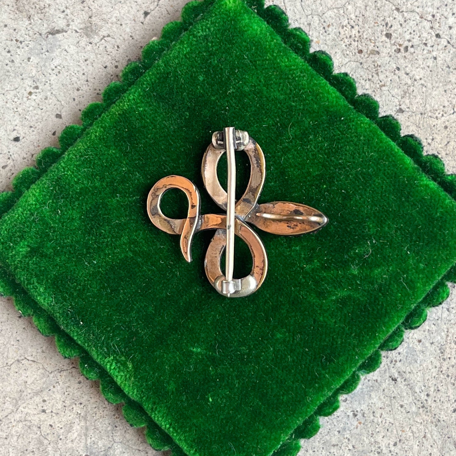 c. 1890s-1900s Garnet Snake Brooch